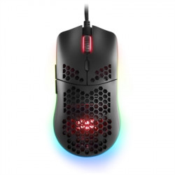 Mouse raton mars gaming mmax optico usb 7 botones 12400ppp negro