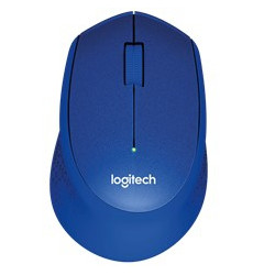 Mouse raton logitech m330 optico wireless inalambrico silent plus azul