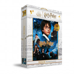 Puzle 100 efecto 3d poster piedra filosofal harry potter