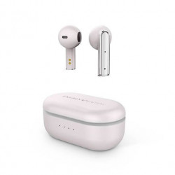 Auriculares micro energy sistem style 4 crema bluetooth 5.0 - hasta 25h - mic. integrado - usb - c