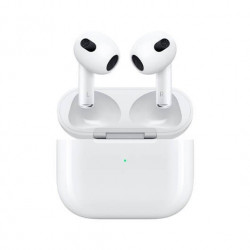 Auriculares apple airpods 3ª generac.2021 e.carga microfono -  bt 5.0 -  chip h1 -  resist.agua -  carga inalambrica