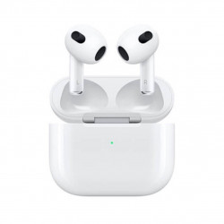 Auriculares apple airpods 3ª gen estuche de carga 2022 2 x microfono -  chip h2 -  resistencia agua -  bt.5.3 -  carga inalamb