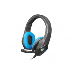 Auriculares gaming fury phantom negro - azul