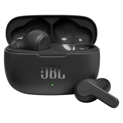 Auriculares inalambricos jbl wave 200 black color negro