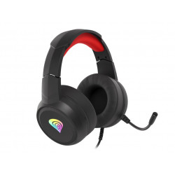 Auriculares gaming genesis neon 200 negro rojo rgb