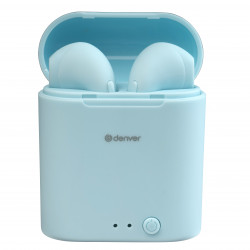 Auricular bluetooth denver twe - 46 - azul turquesa