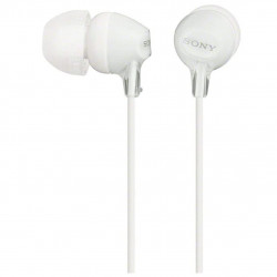 Auriculares sony mdrex15lplw boton blanco