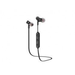 Auriculares natec nsl - 1337 inalambricos con microfono negros