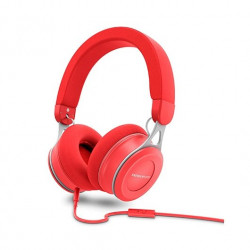 Auriculares micro energy sistem urban 3 mic rojo deep bass -  control voz -  acabados metalicos