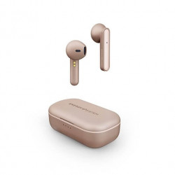 Auriculares micro energy sistem style 3 true rosa true wireless estereo -  bluetooth 5 -  estuche de carga