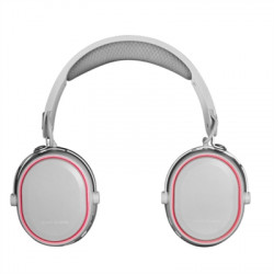 Auriculares inalambricos mars gaming mhww con microfono blanco espacial