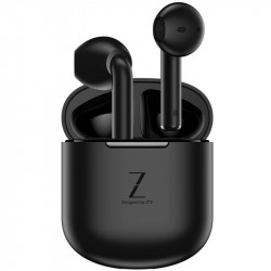 Auriculares bluetooth zte buds 2022 negro + estuche de carga