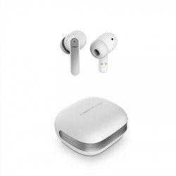 Auriculares micro energy sistem travel 6 anc moon blanco true wireless estereo - carga inalambrica - estuche carga