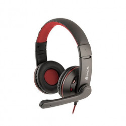 Auriculares micro ngs vox 420 dj negro y rojo