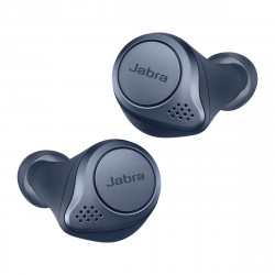 Auriculares inalambricos jabra elite 75t azul marino + estuche de carga