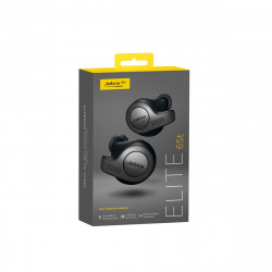 Auriculares inalambricos jabra elite 65t negro y cobre + estuche de carga