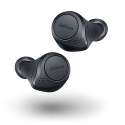 Auriculares inalambricos jabra elite 75t wlc gris + estuche de carga