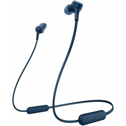 Auriculares sony wixb400 azul -  extra bass -  bluetooth -  carga rapida