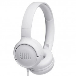 Auriculares jbl tune 500 -  microfono -  jack 3.5mm -  blanco