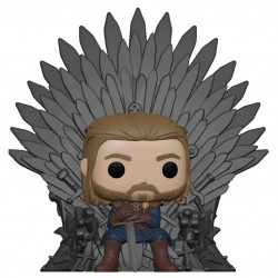 Funko pop deluxe juego de tronos ned star en trono de hierro 56791