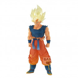 Figura banpresto dragon ball z clearise super saiyan son goku 17cm