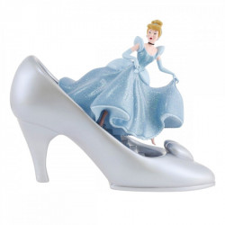 Figura decorativa enesco disney 100 cenicienta con zapato