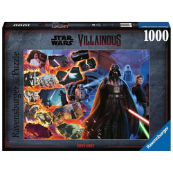 Puzzle ravensburger star wars villainous: darth vader 1000 piezas