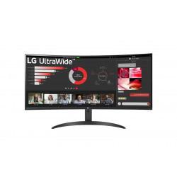 Monitor led lg 34wr50qc - b 34pulgadas 3440 x 1440 5ms hdmi displayport gaming