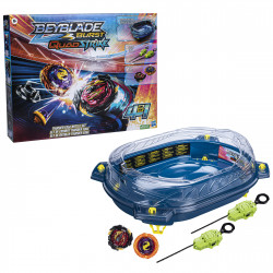 Juego hasbro beyblade quadstrike set de batalla