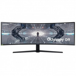 Monitor qled 49pulgadas samsung odyssey g9 lc49g95tssrxen curvo - va - dqhd - dp - hdmi - 240hz - 1ms - vesa 100 x 100