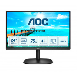 Monitor led 23.8pulgadas aoc 24b2xhm2 - vga - hdmi - 1920x1080 - 75hz - 4ms -  vesa 100x100