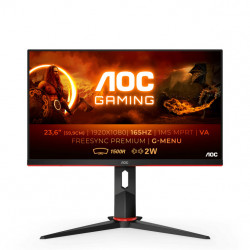 Monitor led 23.6pulgadas aoc c24g2ae fhd 165hz 1ms 2x hdmi 2x dp curvo