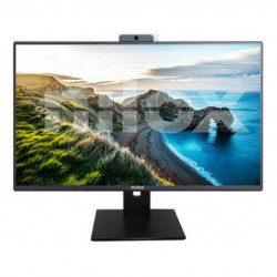 Monitor led 23.8pulgadas nilox nxm24rwc01 va -  fhd -  hdmi -  vga -  75hz -  4ms -  pivote regulable -  webcam -  vesa -  negr