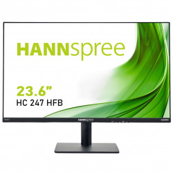 Monitor led 23.6pulgadas hannspree he247hfb plana - va - lcd - fhd - hdmi - vga - 60hz - 5ms - vesa 100 x 100