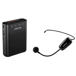 Amplificador portatil fonestar alta - voz - 30 - microfono inalambrico uhf - 30 w - usb - micro sd - mp3 - grabador -  reproduc