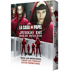 Juego de mesa asmodee la casa de papel: roles ocultos pegi 14