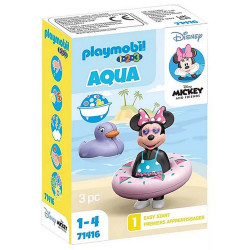 Playmobil 1.2.3 & disney: viaje a la playa de minnie