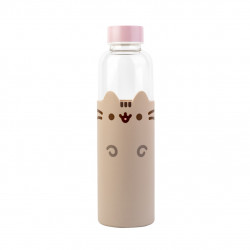 Botella cristal pusheen