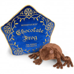 Peluche the noble collection harry potter rana de chocolate + cojin