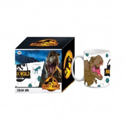 Taza gb eye ceramica jurrasic world en caja regalo