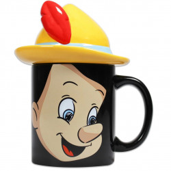 Taza 3d half moon bay disney pinocho 400ml