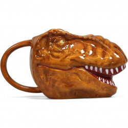 Taza 3d half moon bay jurassic park t - rex