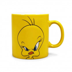 Taza 3d half moon bay disney looney tunes tweety pie piolín