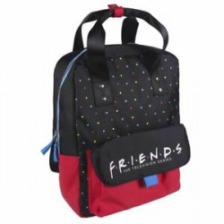 Mochila casual cerdá series tv friends multicolor 38 cm