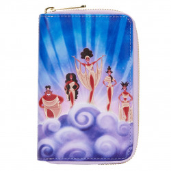 Cartera monedero loungefly funko disney hercules musas nubes zip around wallet