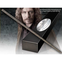 Replica the noble collection harry potter sirius black varita con caja y placa de identificacion